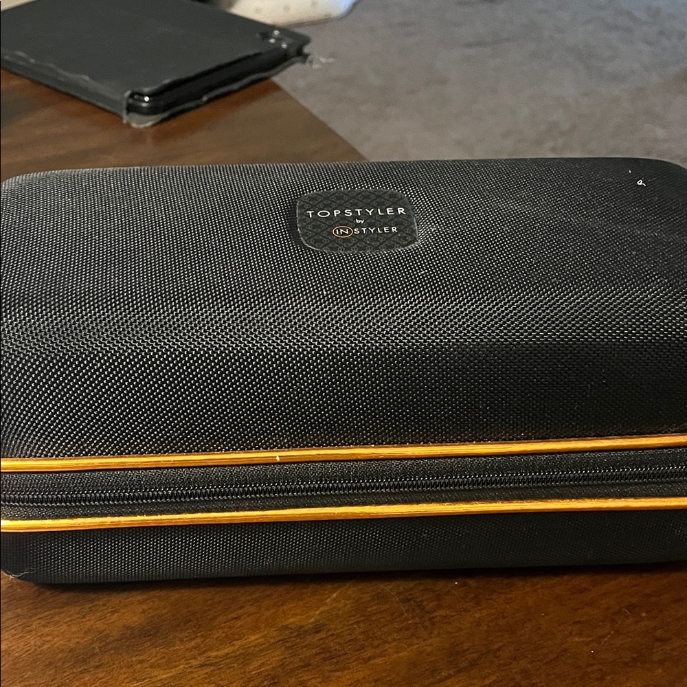 Black and Gold Hair Tool Case